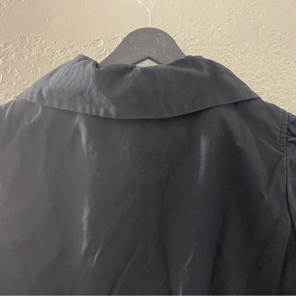 Y2K Ann Taylor Business Casual Black 3/4 Sleeve Button Up Jacket Size‎ Medium - Picture 10 of 12